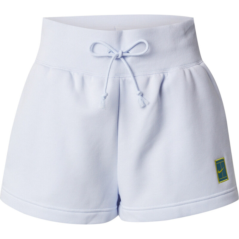 NIKE Športové nohavice PHNX FLC svetlosivá / petrolejová / jablková 63167821