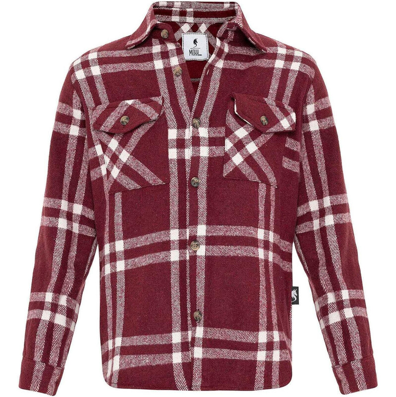 Moxx Paris Košeľa bordová / biela 63168053