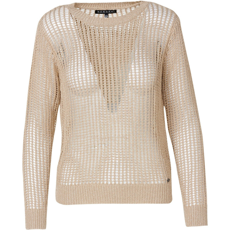 KOROSHI Sveter farba ťavej srsti 63168074