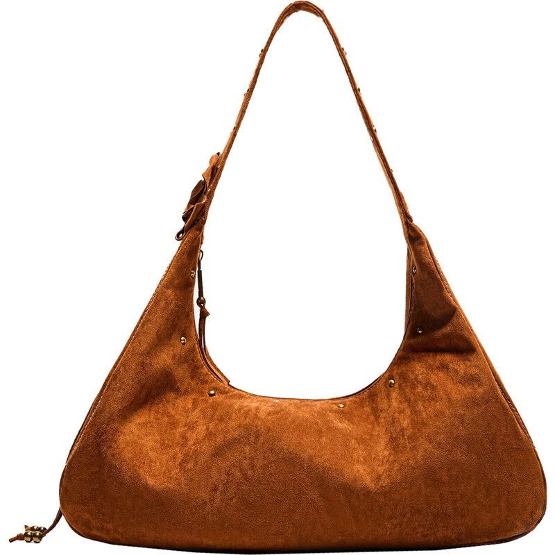 Bershka Kabelka na rameno koňaková 63169129