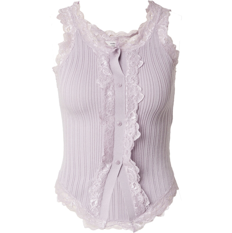 millane Vyšívaný top pastelovo fialová 63176350