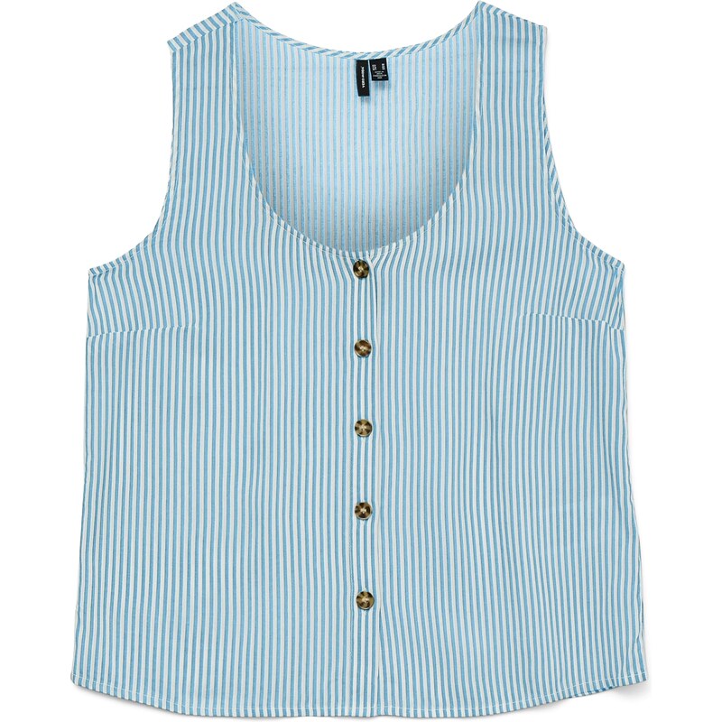 VERO MODA Blúzka VMBumpy svetlomodrá / biela 63212458