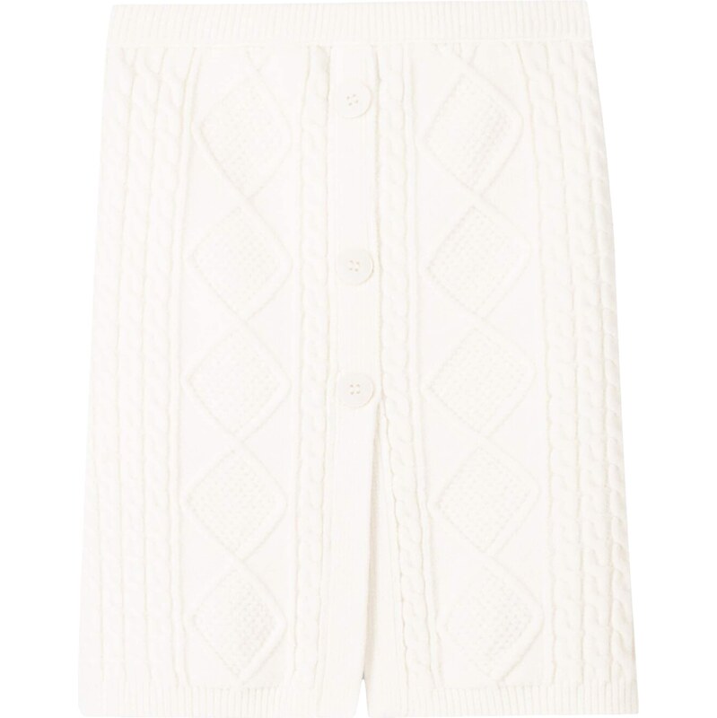 Bershka Vyšívaný top biela 63211585