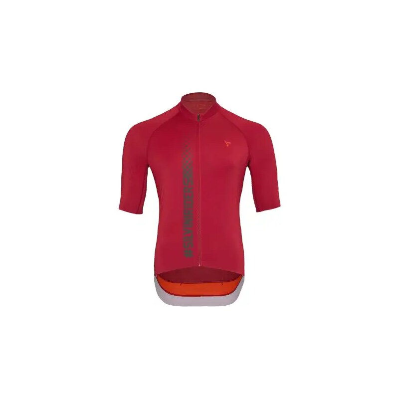 Silvini Mazzano pánsky dres krátky rukáv Merlot/Ruby vel. S 63180543