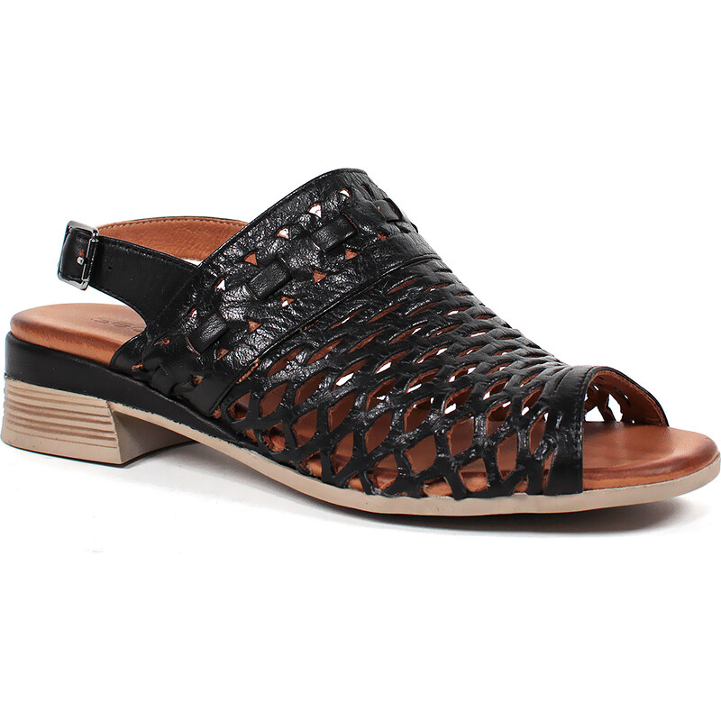 Secretshoes Elegantné kožené sandále 63183966