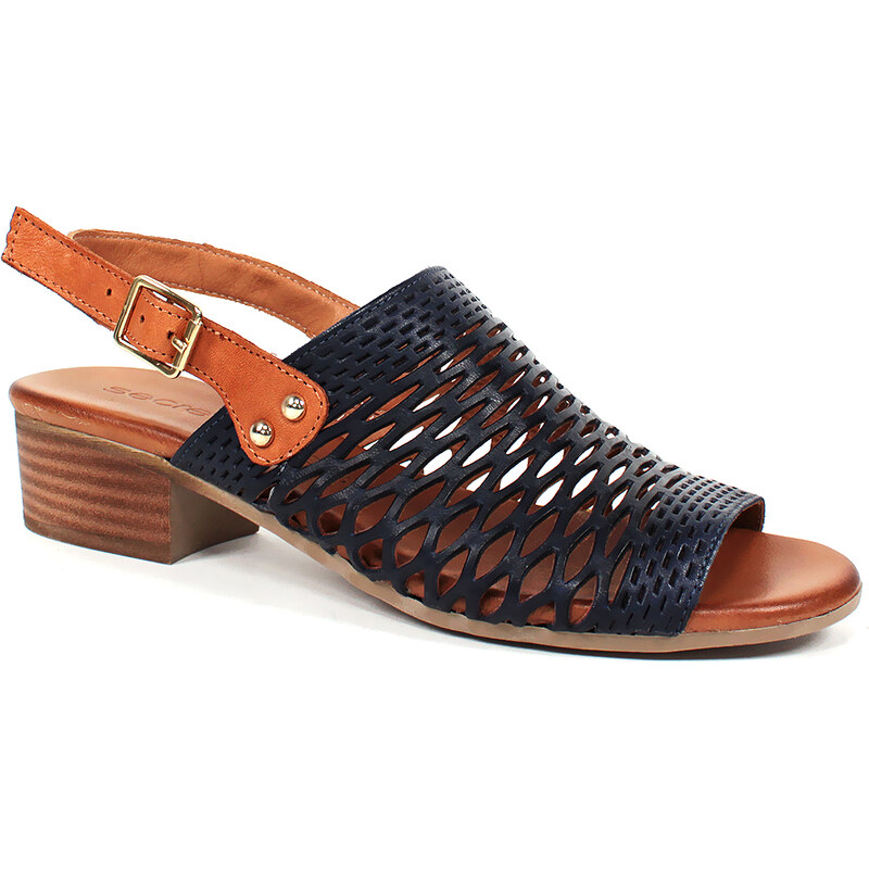 Secretshoes Elegantné kožené sandále 63183969