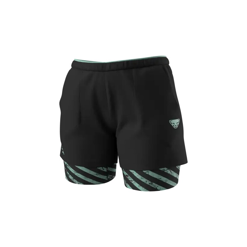 E-shop Dynafit Trail 2 v 1 dámske bežecké kraťasy Black Out vel. L