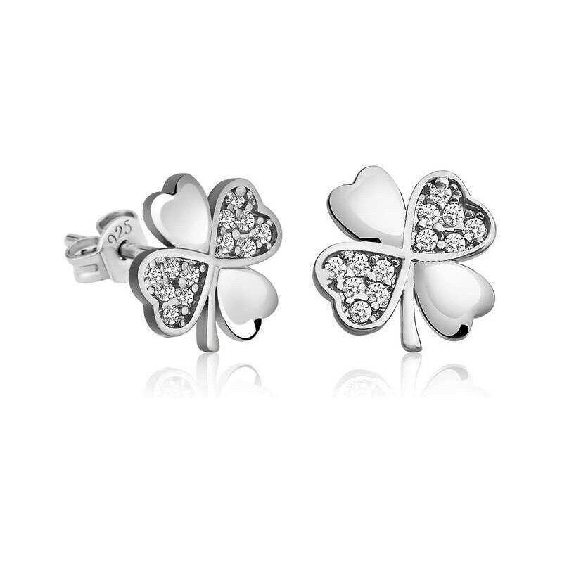 Strieborné náušnice Lucky 62777854