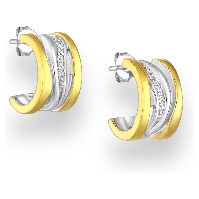 Strieborné náušnice Eliane 62951211