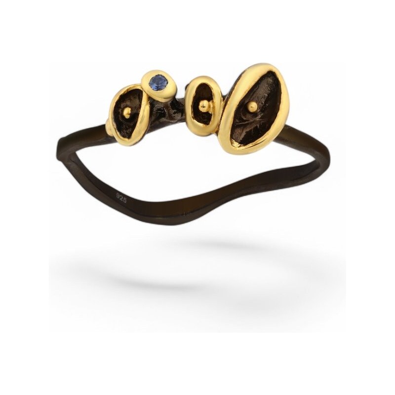 Strieborný prsteň Nox 62898358