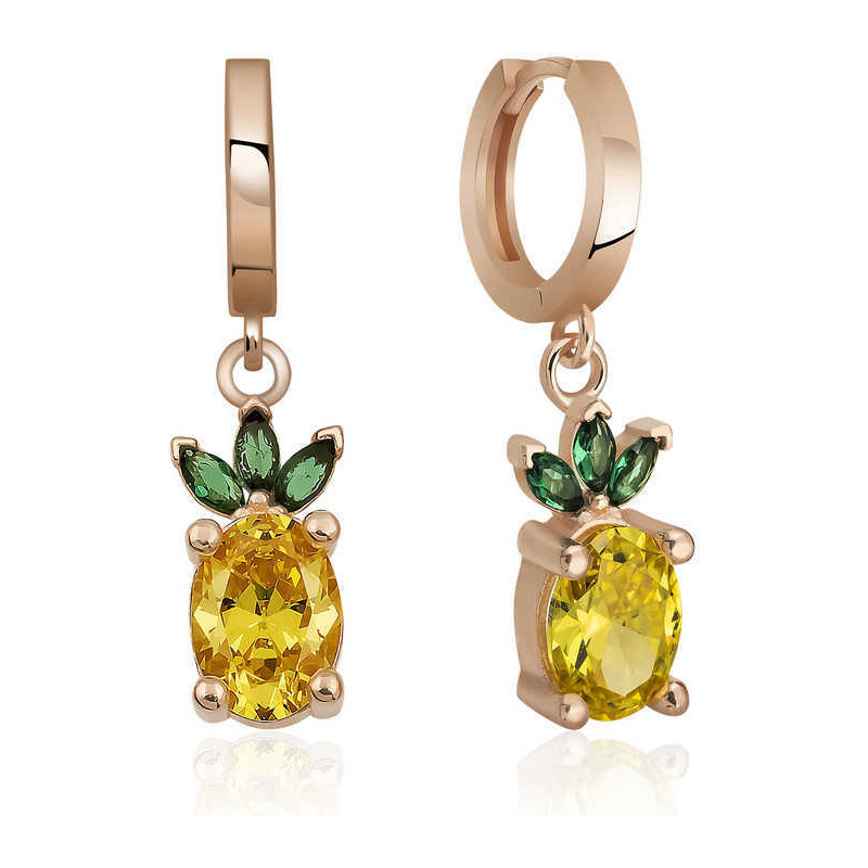 Strieborné náušnice Pineapple 62597996