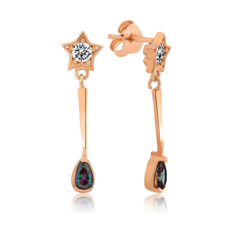 Strieborné náušnice Nora 62598000