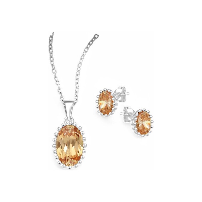 Strieborný set Leila ZLATÝ 62040041