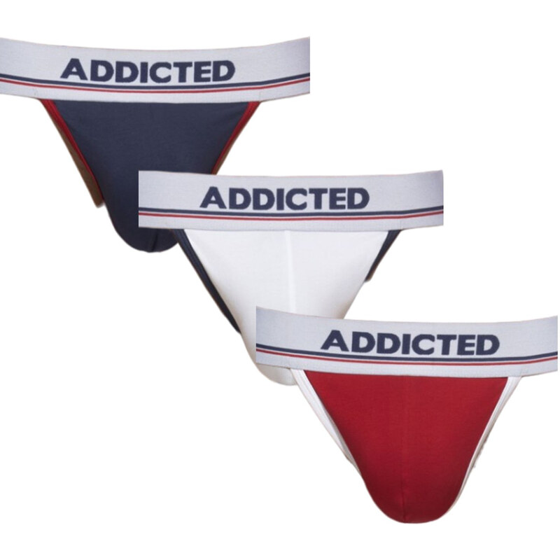 3PACK pánske tangá Addicted viacfarebné (AD1011P-3COL) 63181905