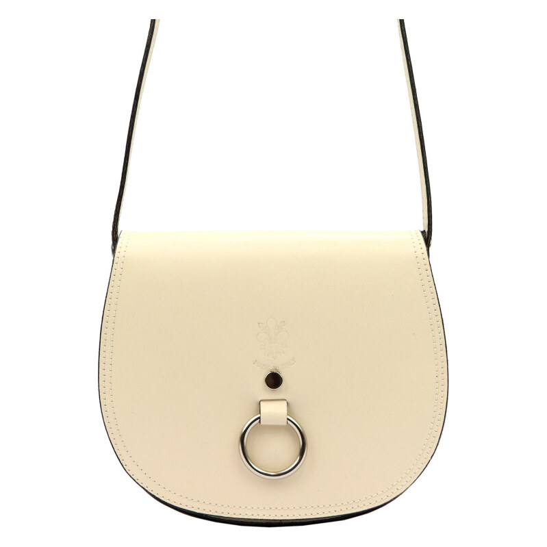 Kožená kabelka Florence béžová KZ51627 63191135