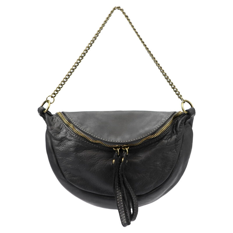 Kožená kabelka VS čierna KZ48881 63191189