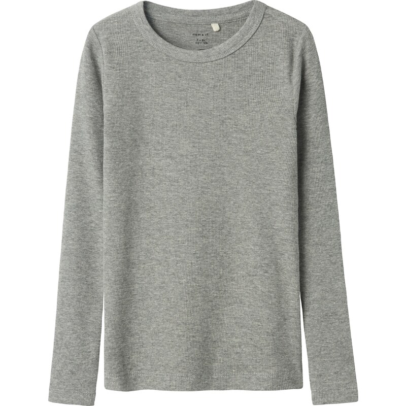 NAME IT Tričko NKFNakal sivá melírovaná 54316105