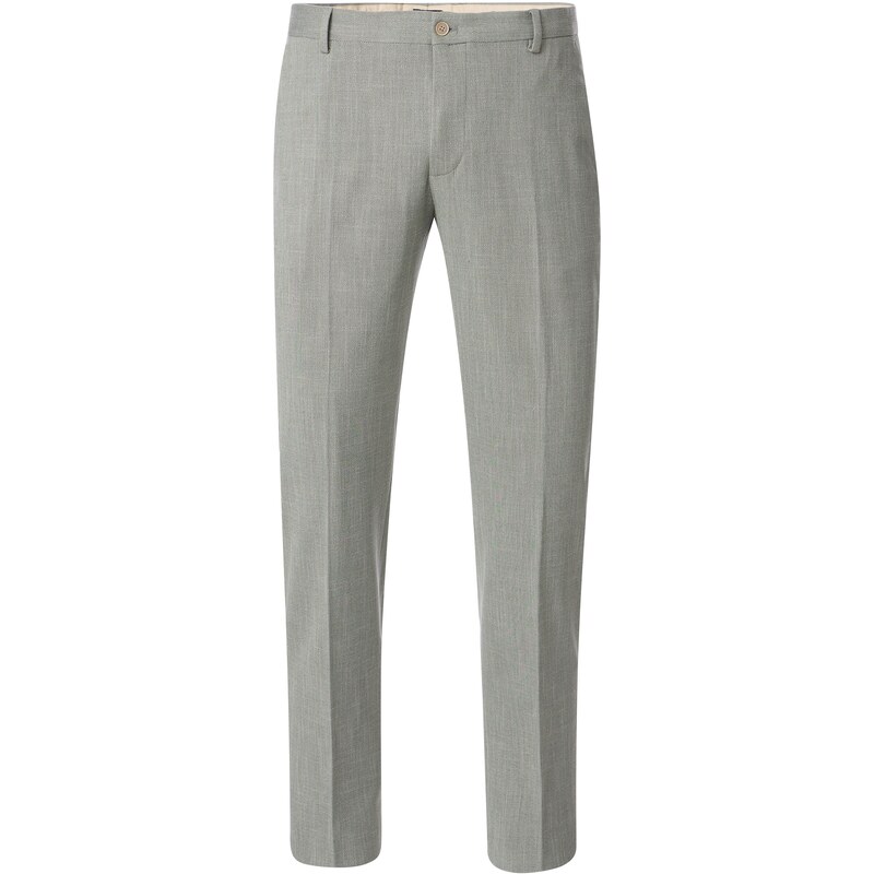 Pánske zelené strečové oblekové nohavice VENTI 63192438