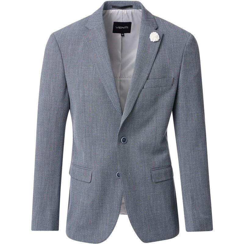 Pánske modré strečové oblekové sako VENTI 63192439
