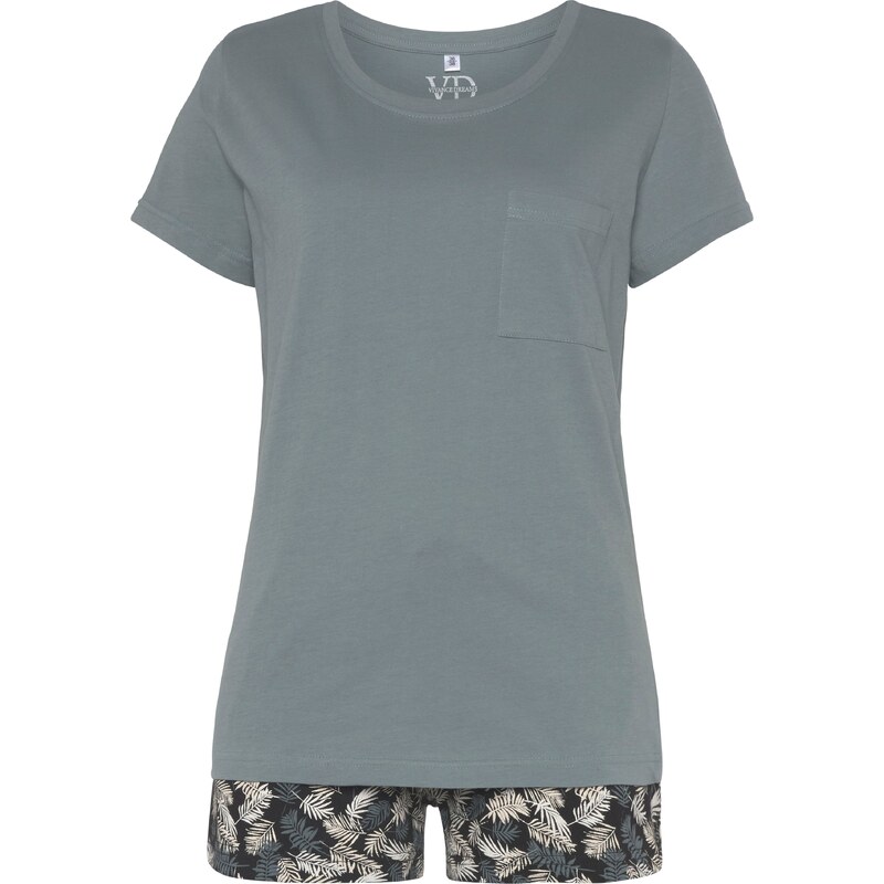 VIVANCE Kraťasy Dreams béžová / zelená / čierna 63144981