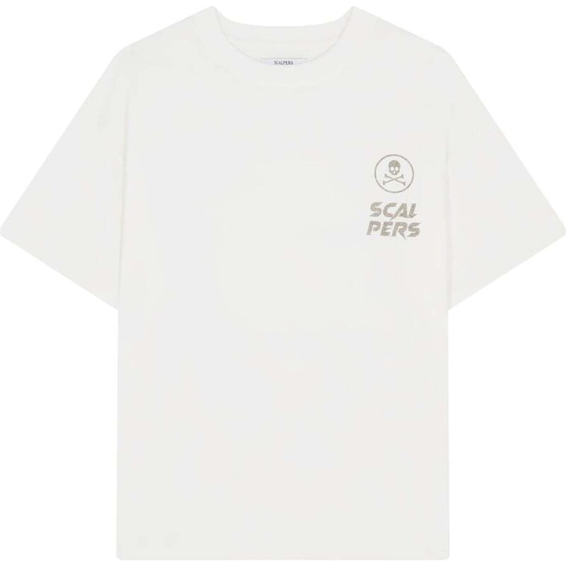 Scalpers Tričko tmavosivá / šedobiela 63198903
