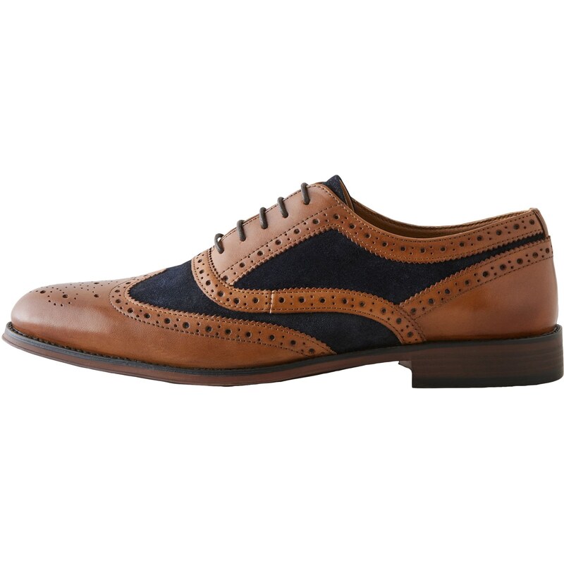 Next Šnurovacie topánky hnedá 63199192