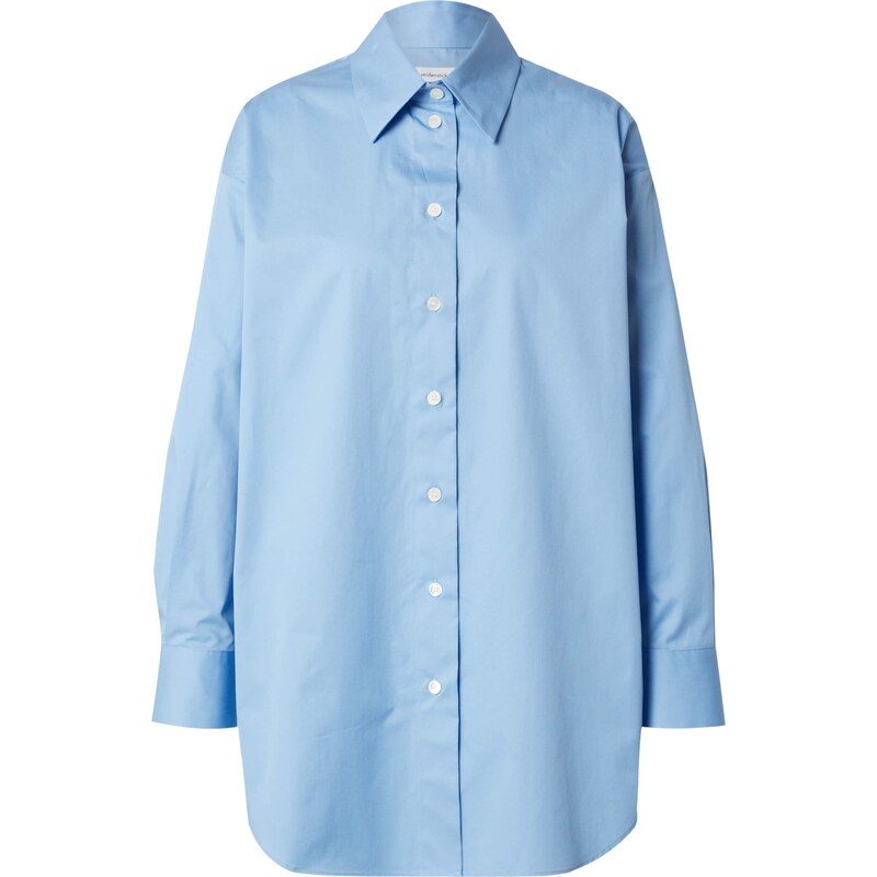 SEIDENSTICKER Blúzka Schwarze Rose svetlomodrá 63199356