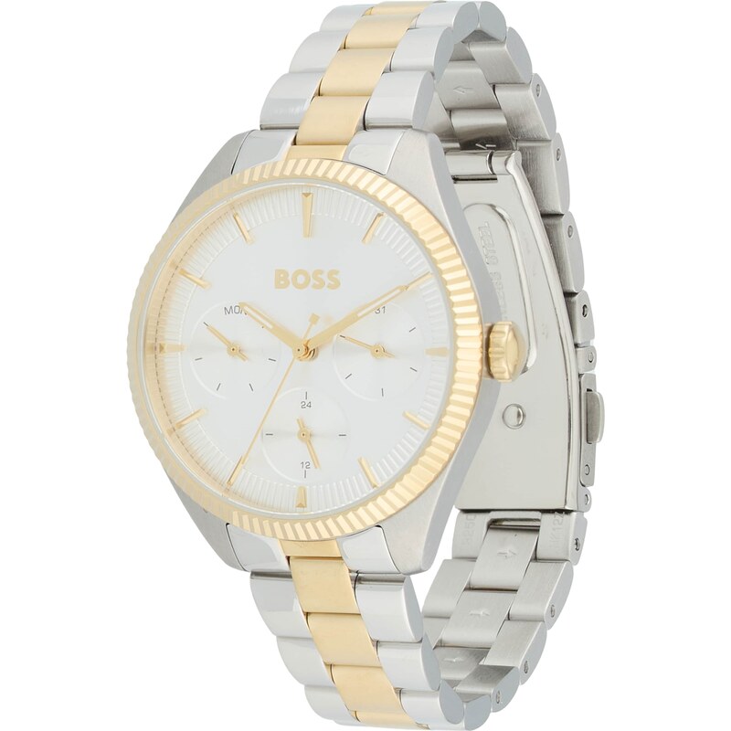 BOSS Analógové hodinky SAGE zlatá / strieborná 63199708