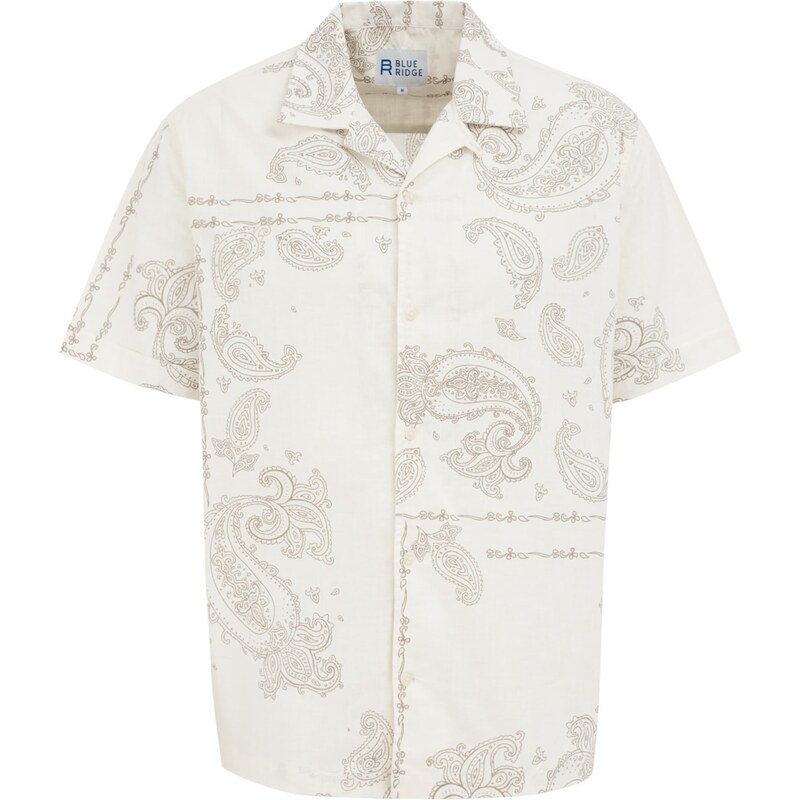 WE Fashion Košeľa tmavošedá / šedobiela 63199868