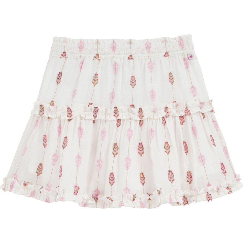 WE Fashion Sukňa svetlozelená / oranžová / ružová / biela 63199892