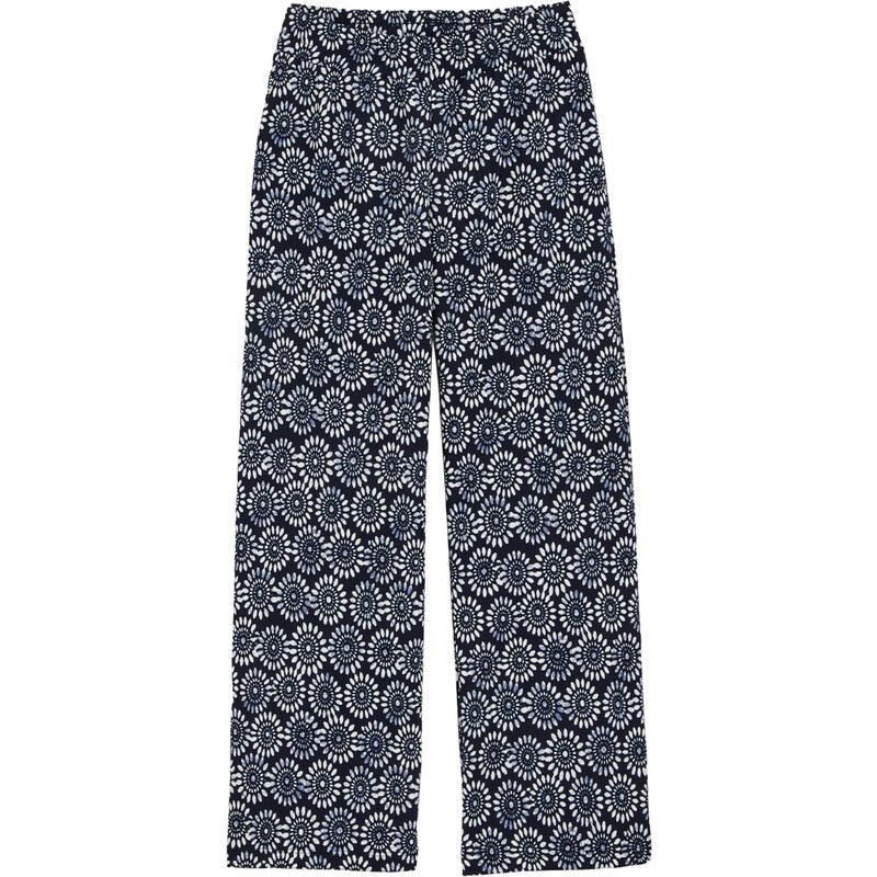 WE Fashion Nohavice námornícka modrá / biela 63199908