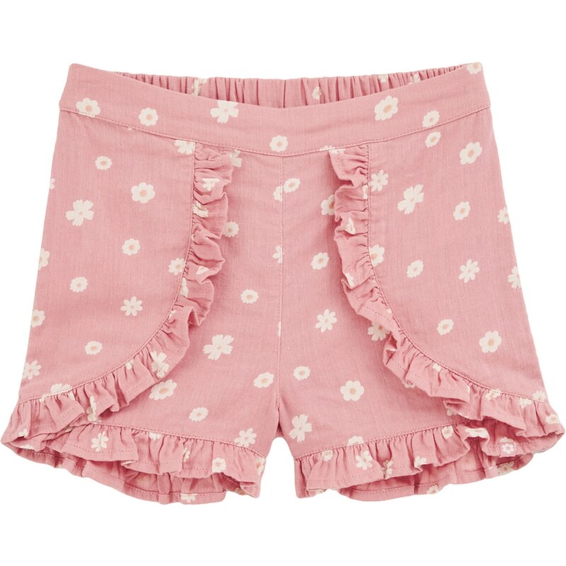 WE Fashion Nohavice hnedá / pitaya / biela 63199920