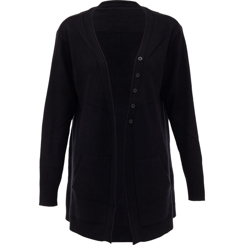 BLONDA Kardigán čierna 63219138