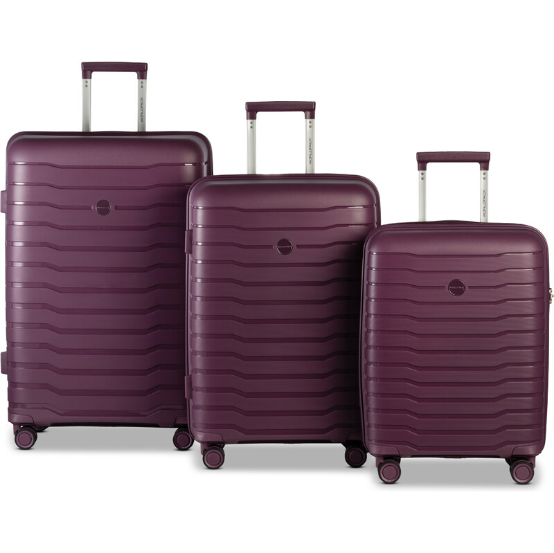 Worldpack Portland 4w Sada 3 kufrů - Fuchsia 63410218