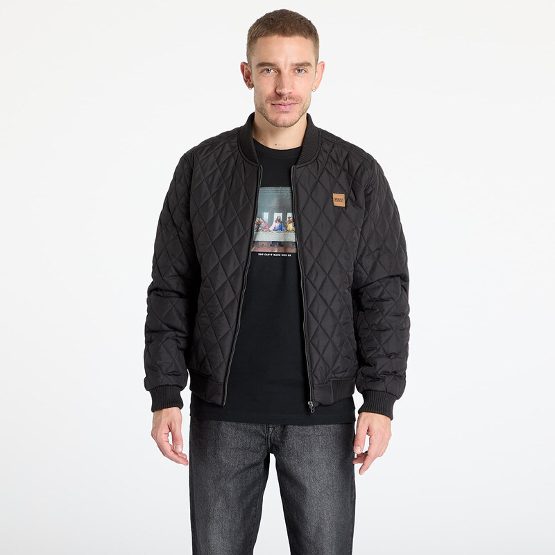 Bunda Urban Classics Diamond Quilt Nylon Jacket Black S 47100604