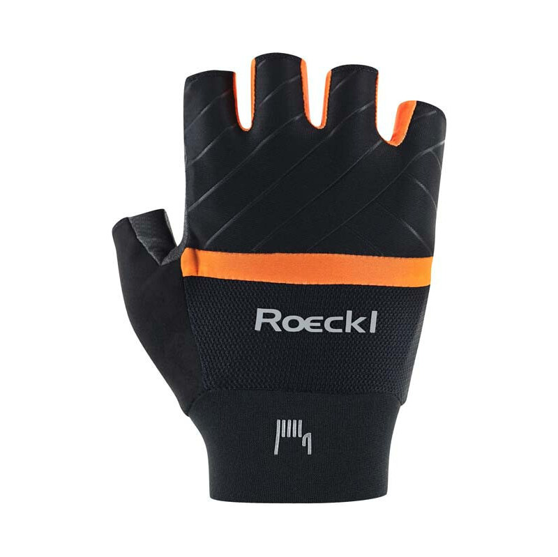 Rukavice Roeckl Bonau 2, unisex, čierno-ornažové (black/orange) 63210330