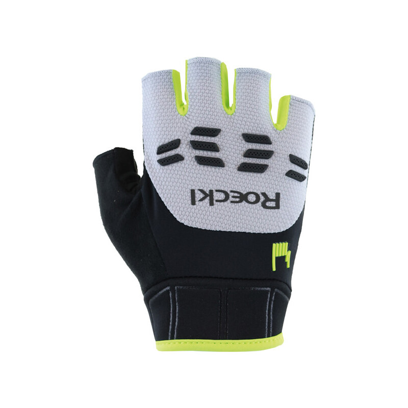 ROECKL Rukavice cyklistické Iseler 2, šedo-žlto-čierne (harbor mist 63210339