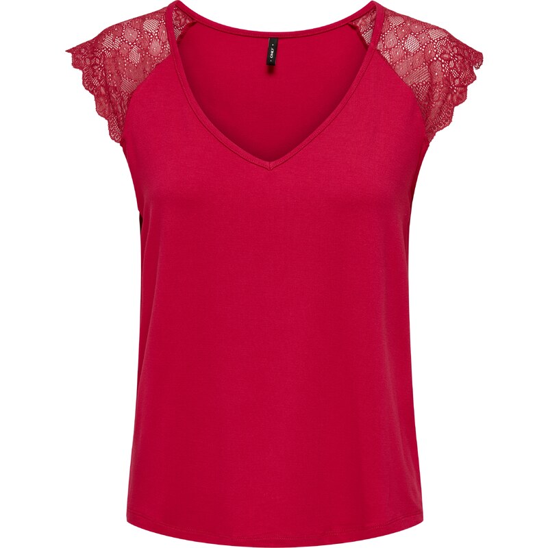 ONLY Tričko ONLPetra tmavočervená 62541417