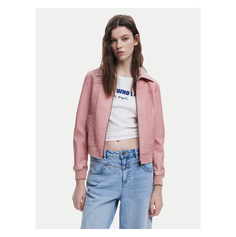 Bunda z imitácie kože Desigual 63213414