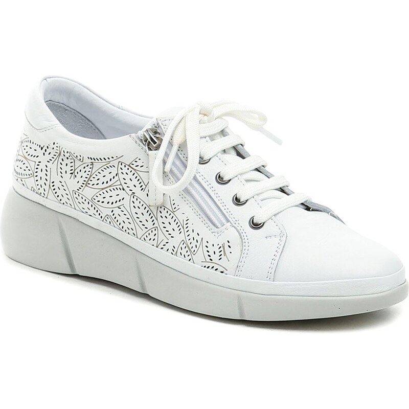 Wild 161-912-L88-B2 biele dámske poltopánky 63213613