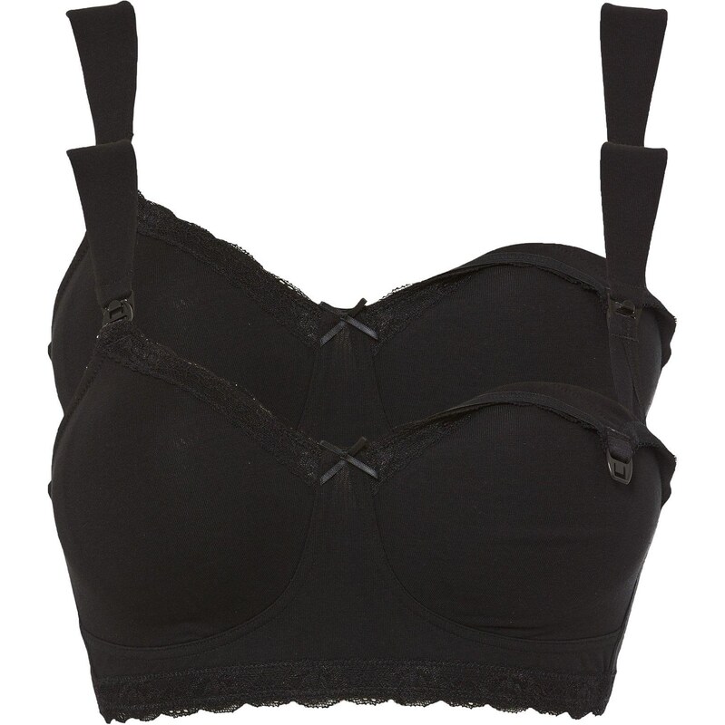 bonprix Materská podprsenka bez kostíc, s bio bavlnou (2 ks), farba 45757524