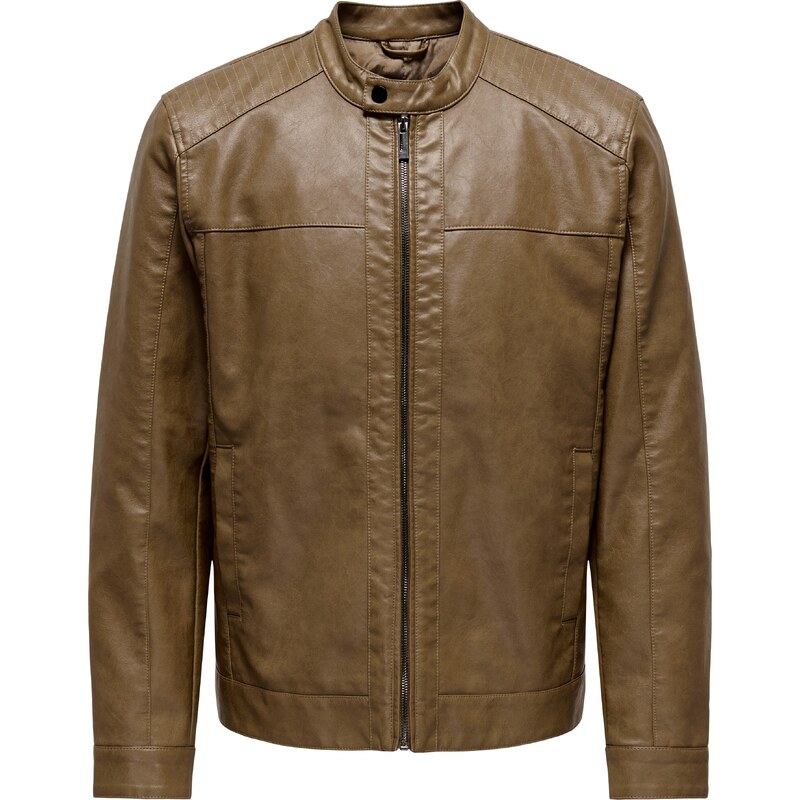 Only & Sons Prechodná bunda ONSMike hnedá 55342160
