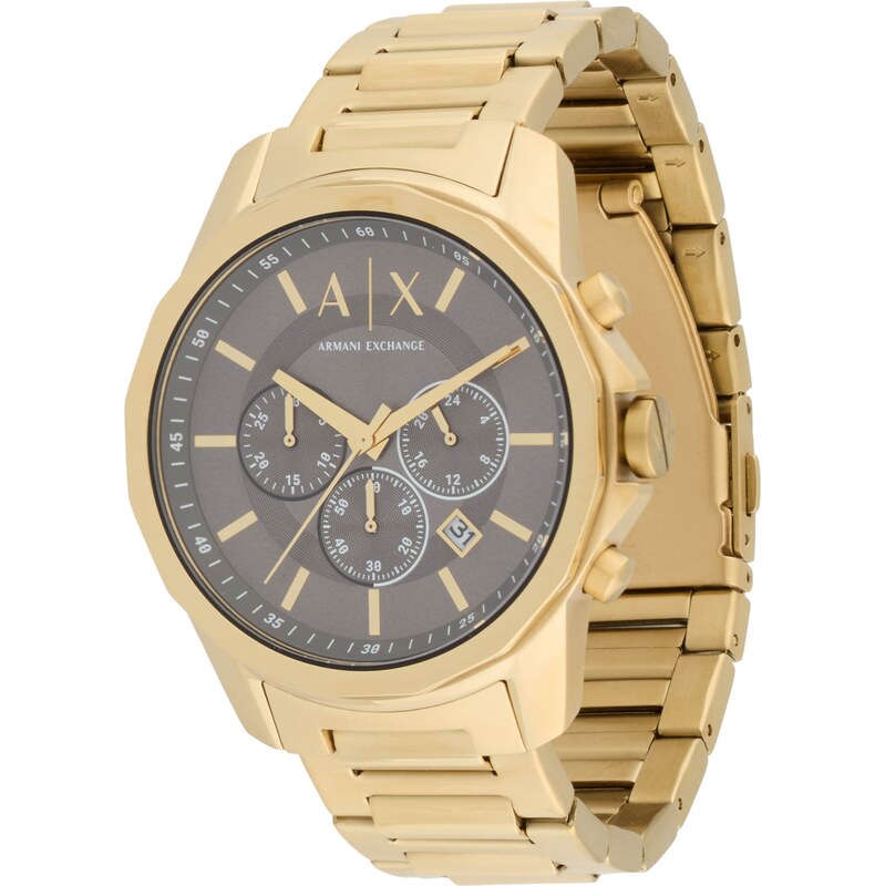 ARMANI EXCHANGE Analógové hodinky zlatá / čierna 63218844