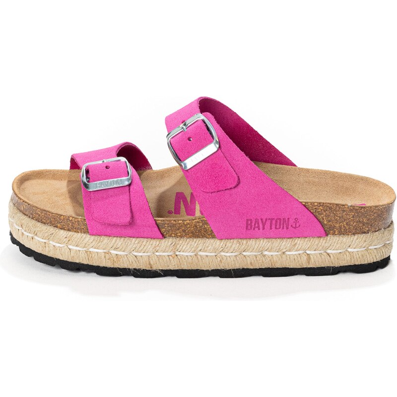 Bayton Šľapky ALCEE svetlohnedá / purpurová 63219187