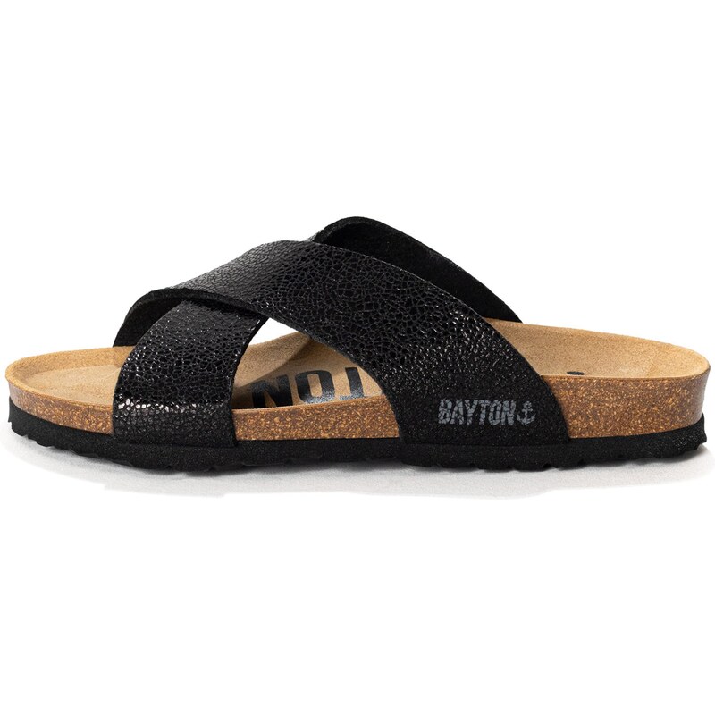 Bayton Šľapky GOMERA sivá / čierna 63219193