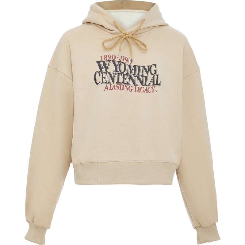 HOMEBASE Mikina béžová / červená / čierna 63219168