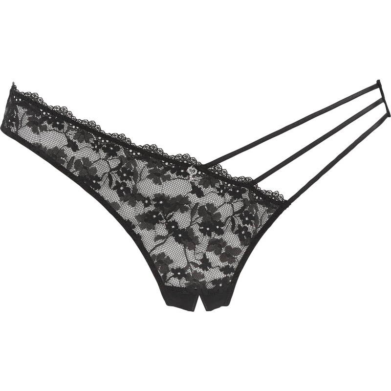 PETITE FLEUR GOLD Tangá čierna 63219537