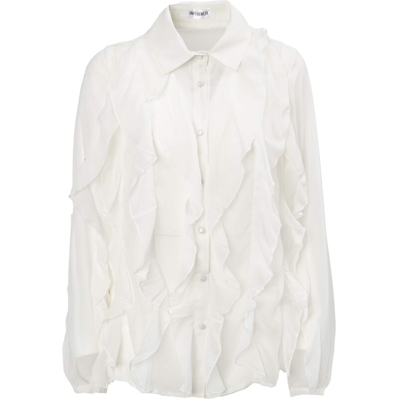 Influencer Blúzka biela 63219746