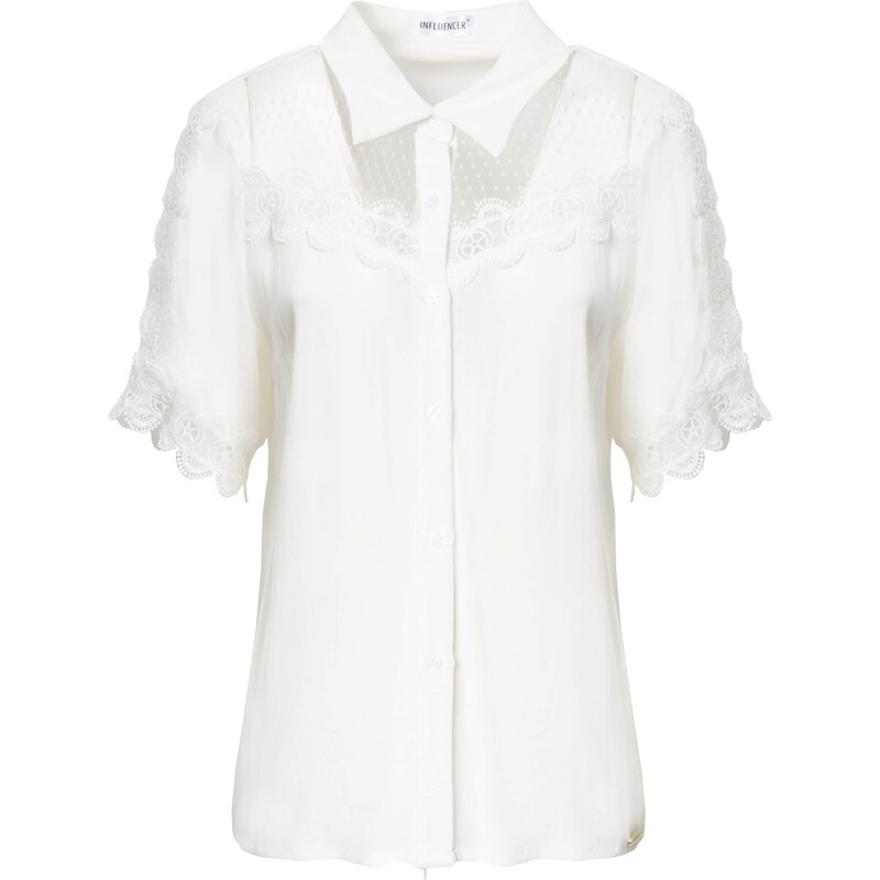Influencer Blúzka biela 63219790