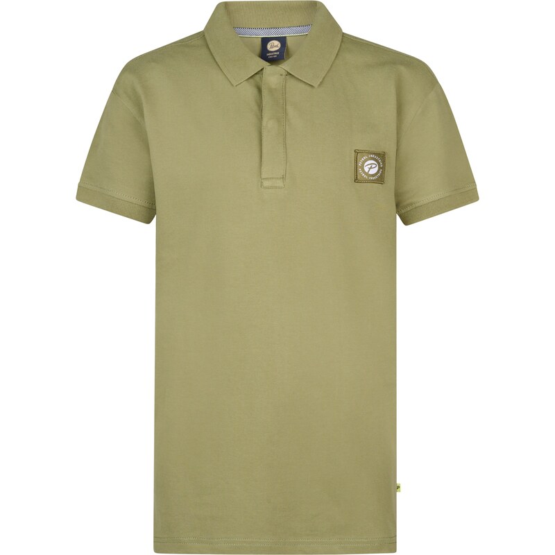 Petrol Industries Tričko Flaming olivová / biela 63219626